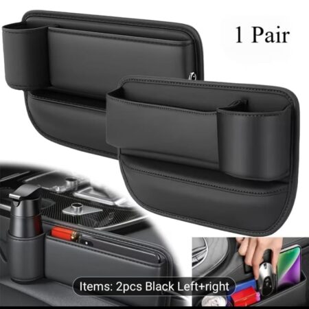 Car Seat Gap Filler Pair – Left & Right – Car Organizer Leak Proof